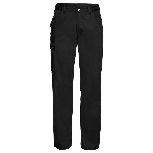 Russell Europe Polycotton Twill Workwear Trousers Black